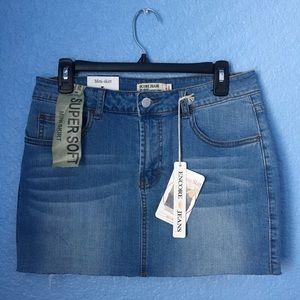 ENCORE JEANS Mini Skirt size L